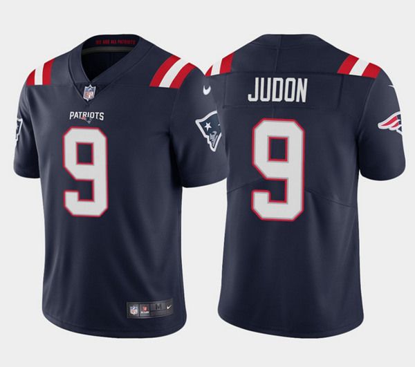 Men New England Patriots #9 Matt Judon Nike Navy Vapor Limited NFL Jersey